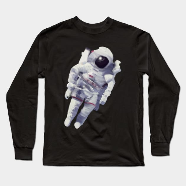 Astronaut Lost in Space Long Sleeve T-Shirt by TheDarkGoddess